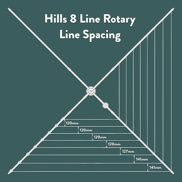 Hills Hoist 8 Line Rotary Clothesline