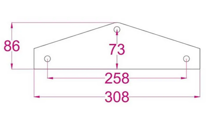 Evolution clothesline wall bracket dimensions