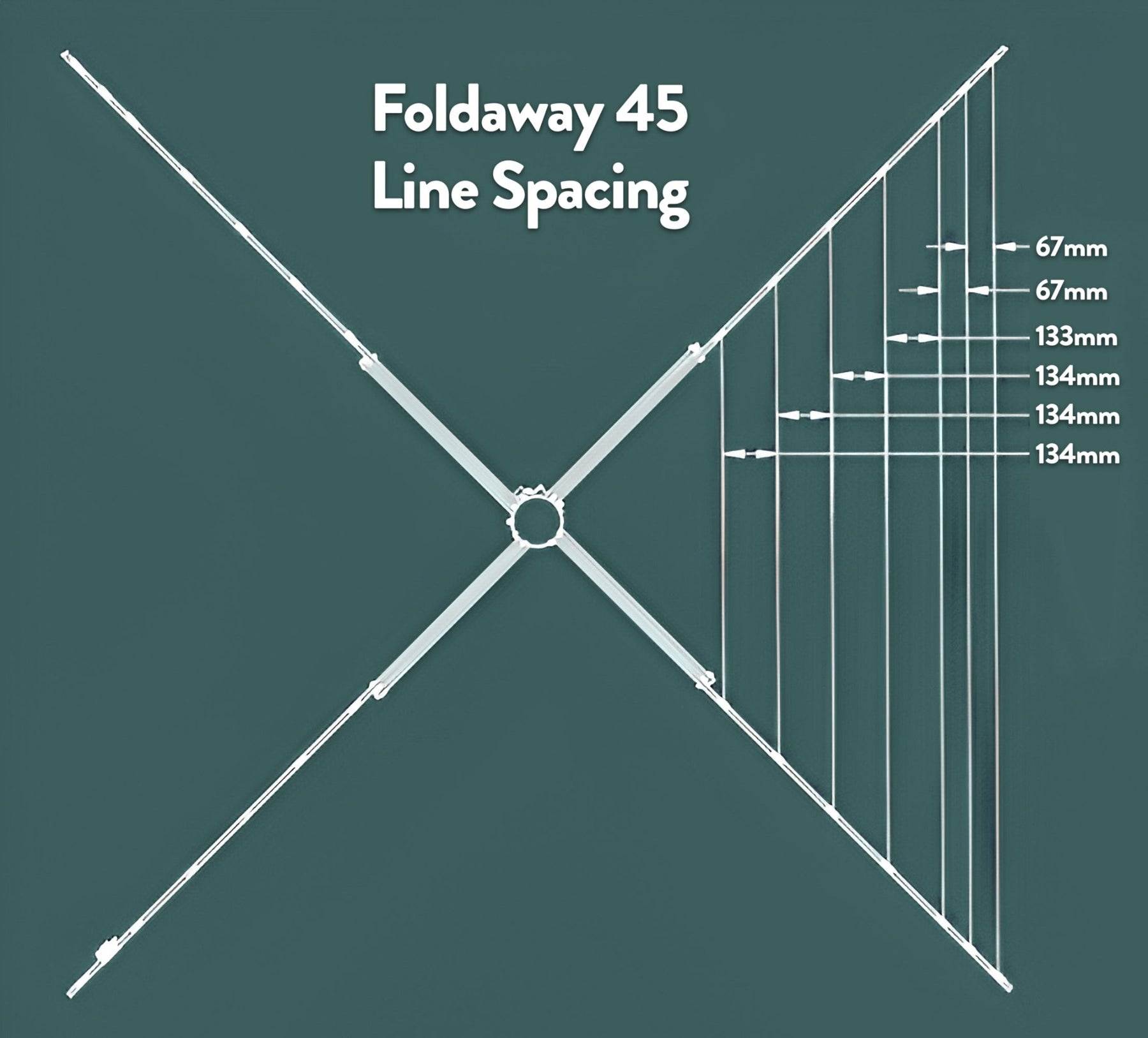 Austral Foldaway 45 Rotary Clothesline Lifestyle Clotheslines