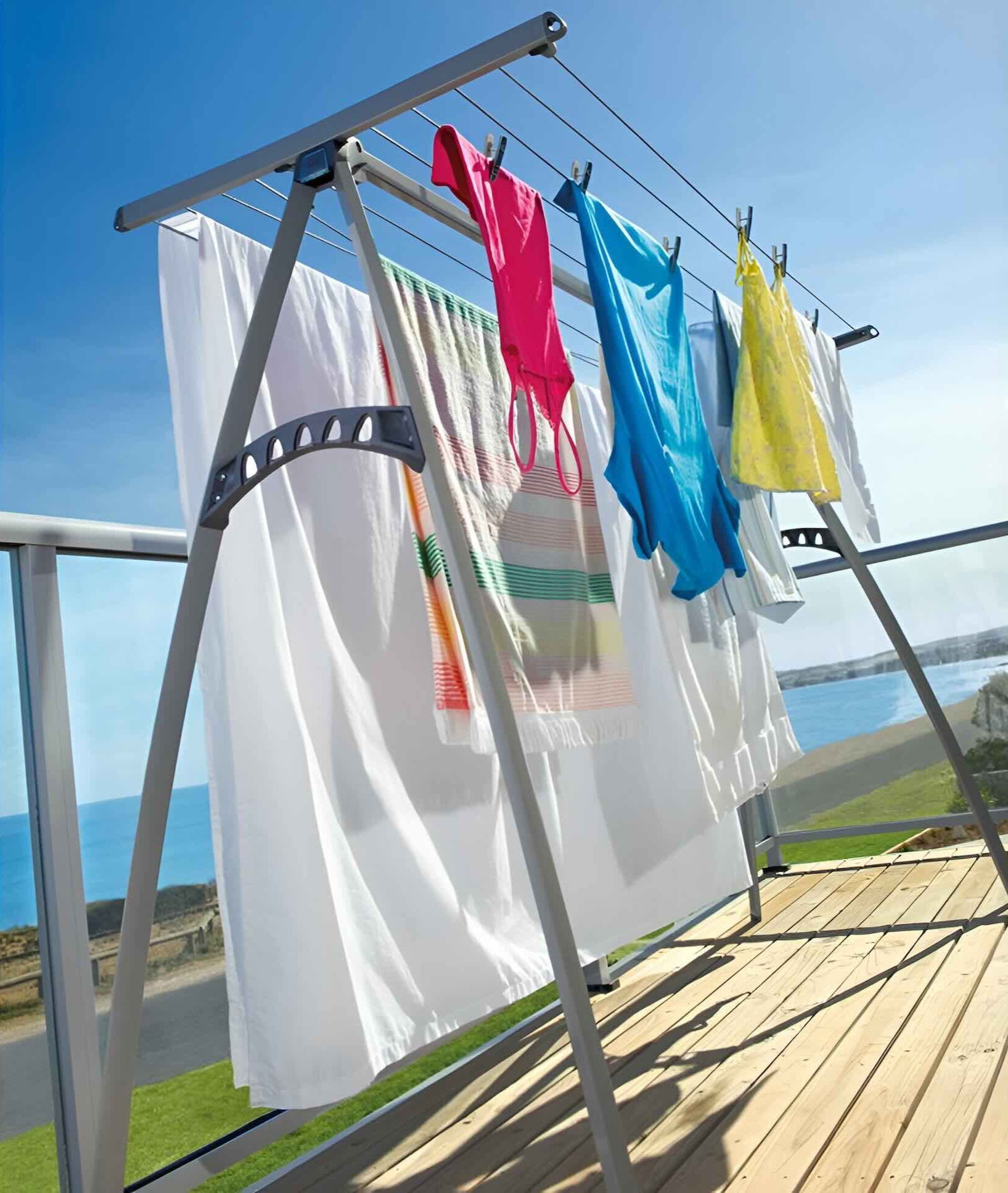 Hills Portable 170 Clothesline Lifestyle Clotheslines