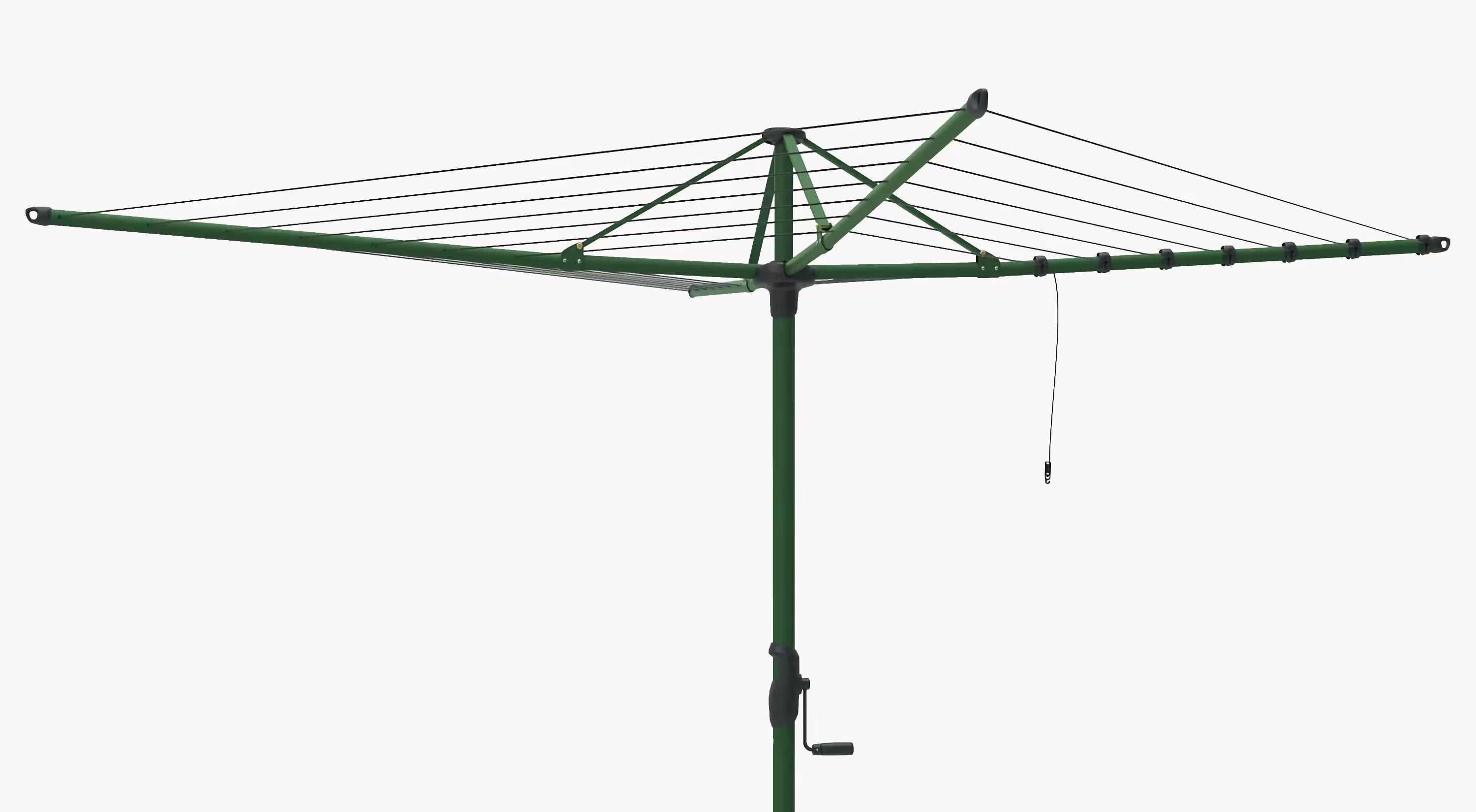Hills Hoist 7 Line Rotary Clothesline cottage green thumbnail