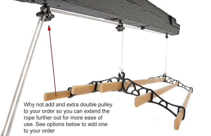 5 Lath Pulley Clothes Airer - Installation