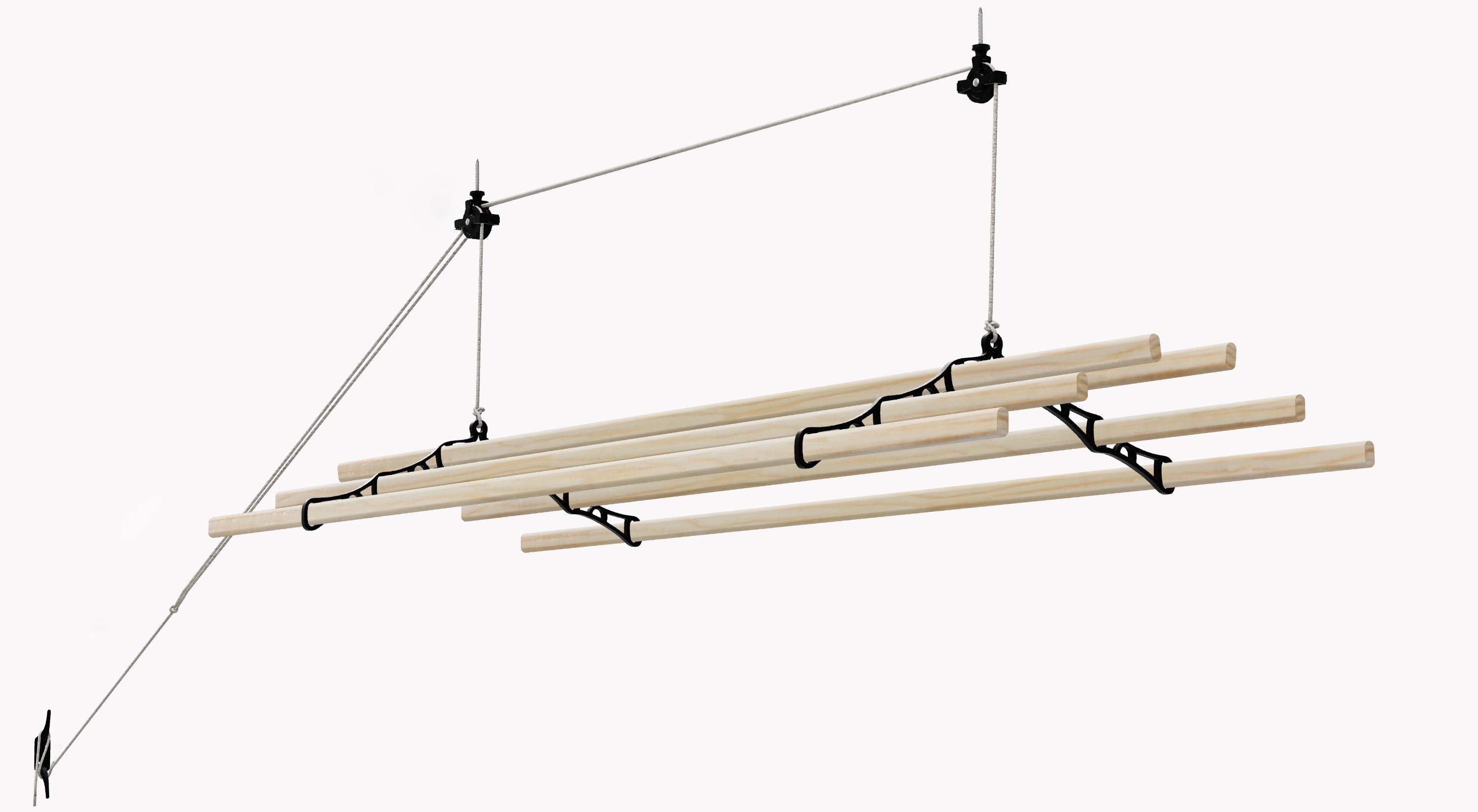 Six Lath Supreme Ceiling Clothes Airer Lifestyle Clotheslines