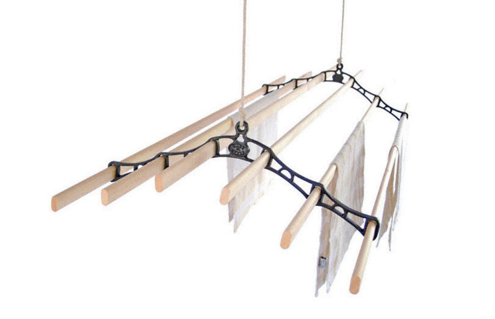 Six Lath Supreme Ceiling Airer - Ceiling Clothes Airer - Kitchen Maid - Lifestyle Clotheslines - 1