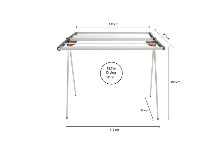 specifications of Artweger Twist 140 Clothes Line Airer