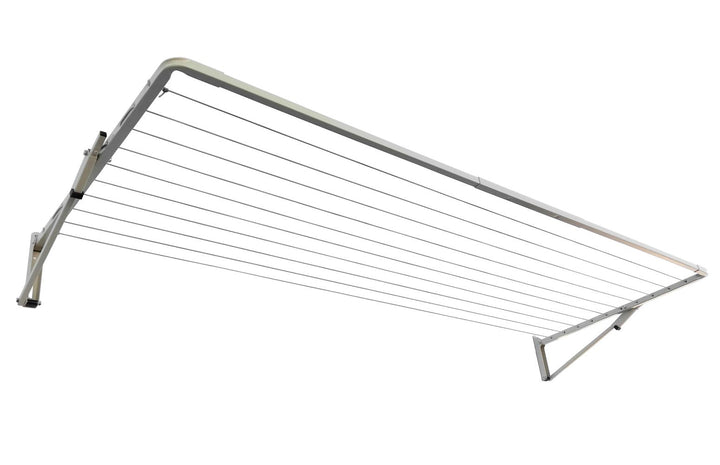 Sunbreeze Single Compact Clothesline - Paperbark - Fold Down - Lifestyle Clothesline