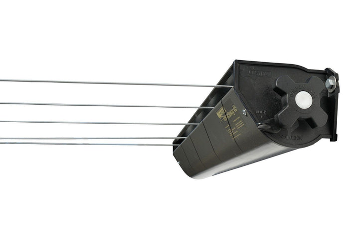 Austral Retractaway 40 Clothesline - Right Side View With Line Pulled Out