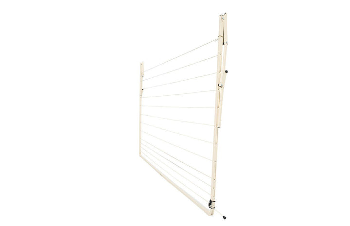Austral Standard 28 Clothesline - Classic Cream Right Side Folded Down