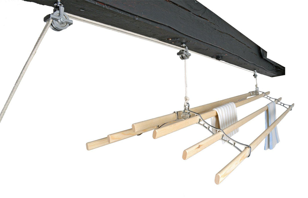 Six Lath Supreme Ceiling Airer - Ceiling Clothes Airer - Kitchen Maid - Lifestyle Clotheslines - 5